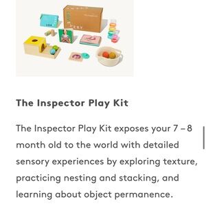 UNOPENED & NEW Lovevery The Inspector Play Kit